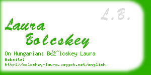 laura bolcskey business card